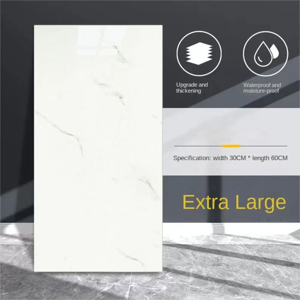 10 Waterproof 30cmx60cm Self-adhesive Marble Tiles