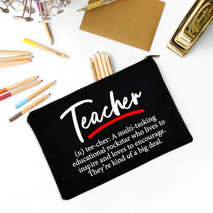 Best Gift Teacher Survival Kit Makeup Bag Pencil Pouch