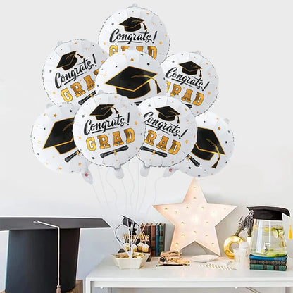 8pcs Latex Graduation Balloon Party Decortations