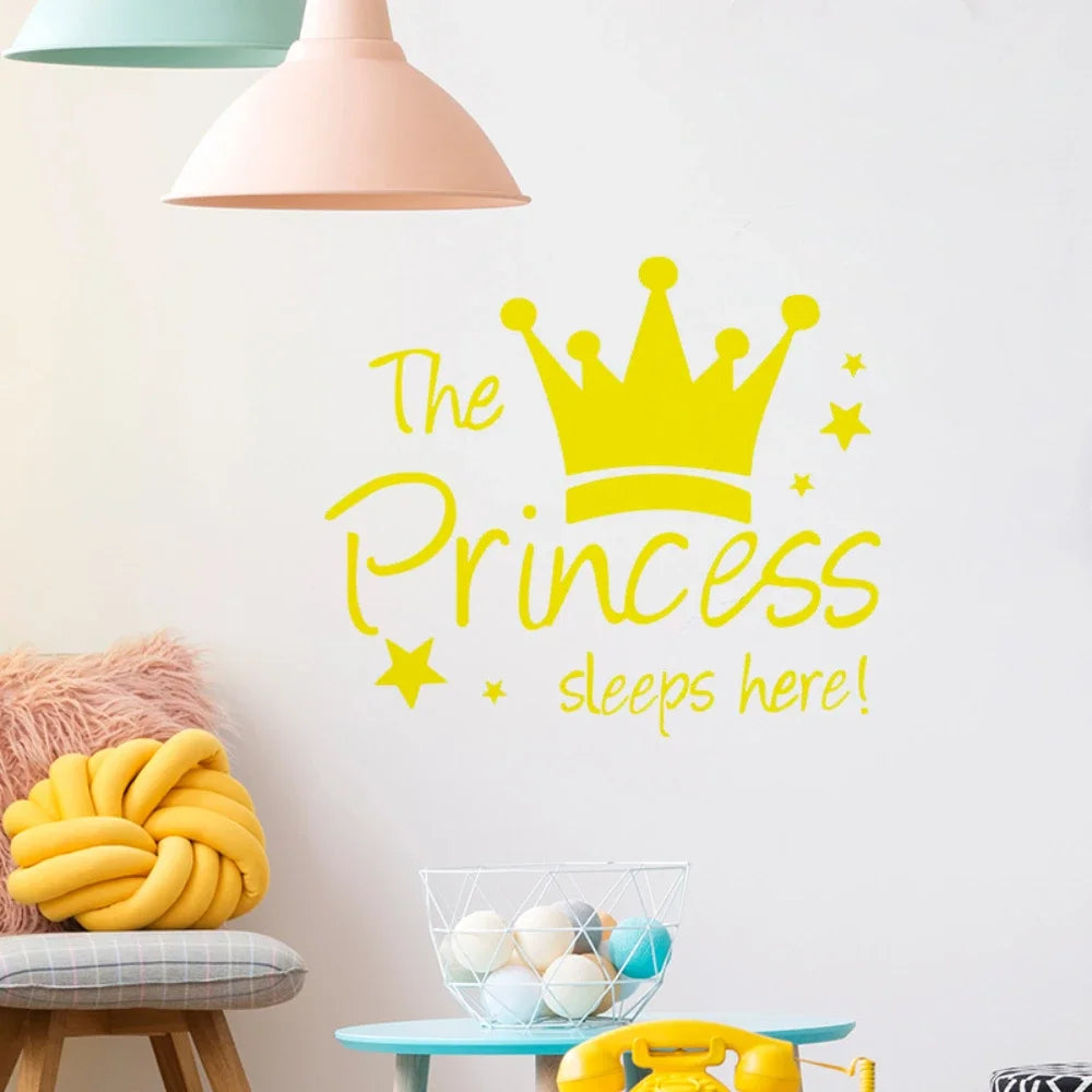 Crown Mural Wall Sticker