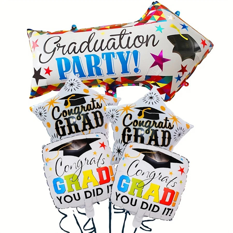 2025  Helium Foil Balloon Congratulation Graduated