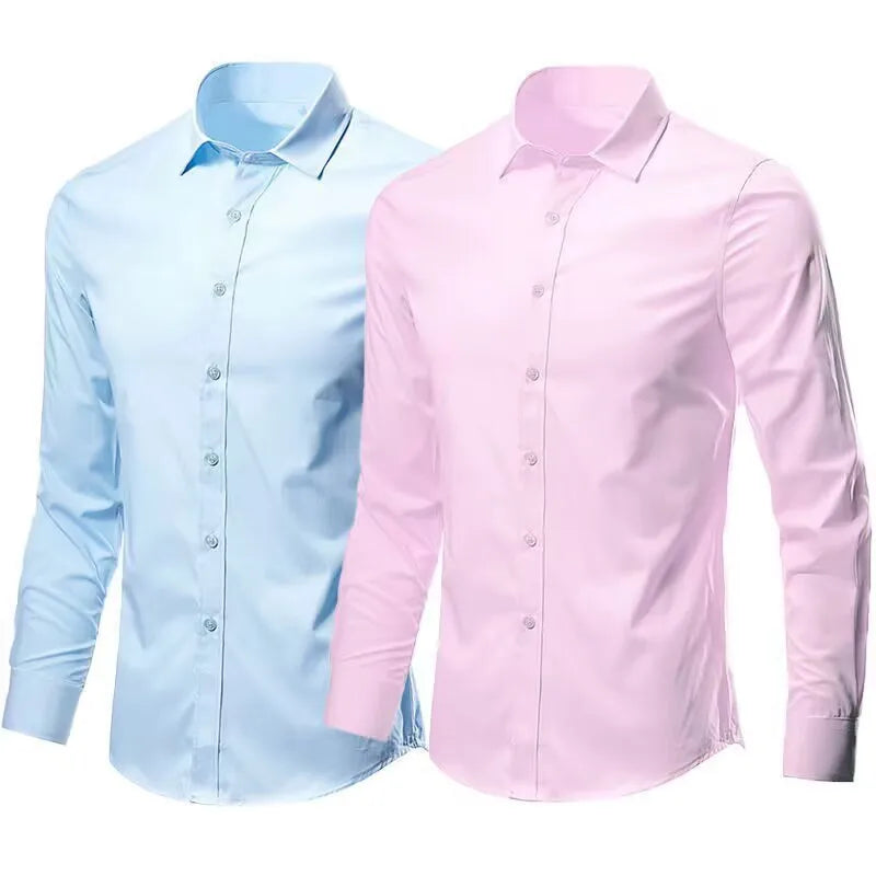 Men’s Smart Casual Long-Sleeve Shirt