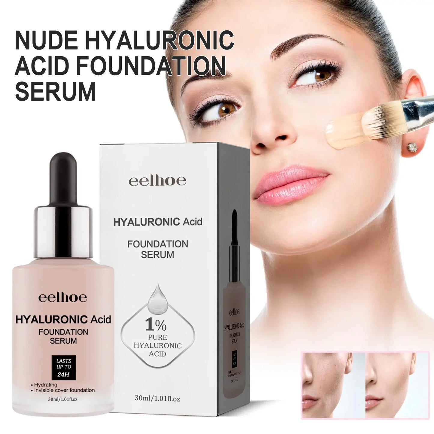 Hyaluronic Acid Full Coverage Liquid Foundation