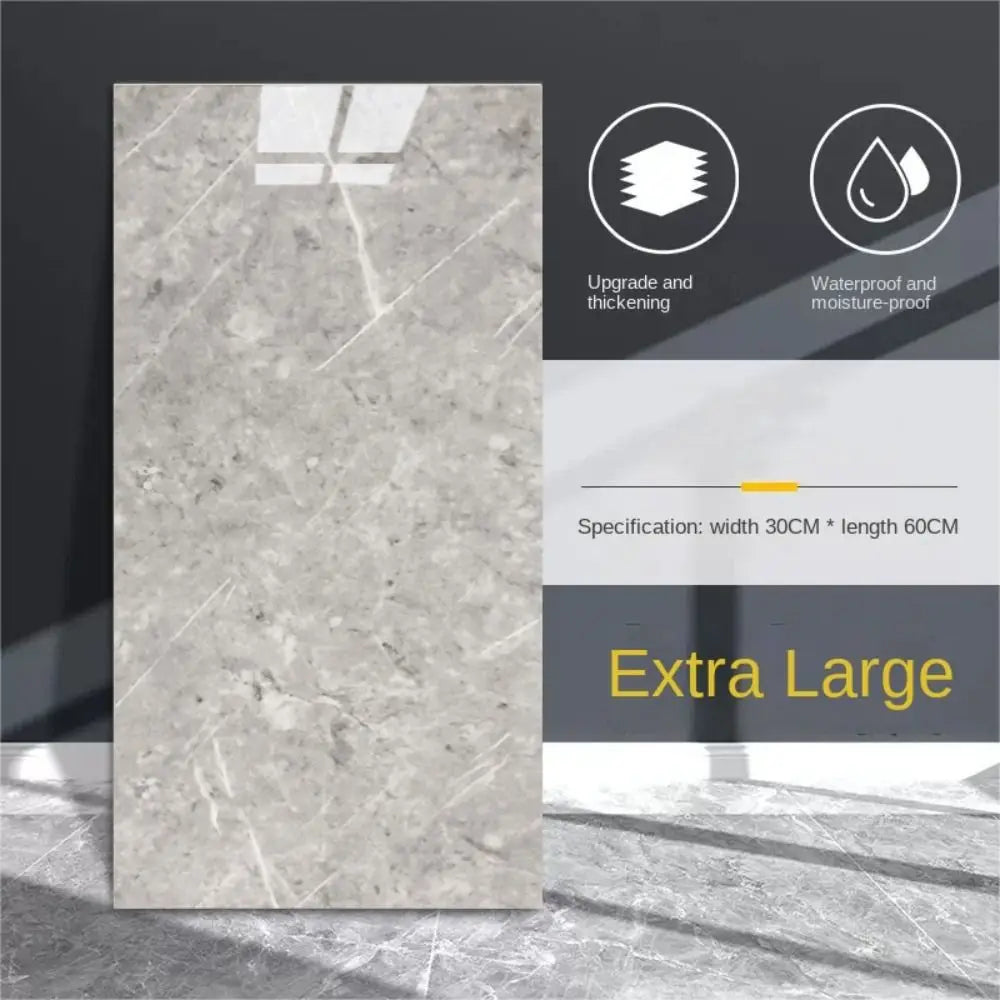 10 Waterproof 30cmx60cm Self-adhesive Marble Tiles