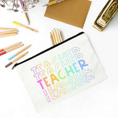 Best Gift Teacher Survival Kit Makeup Bag Pencil Pouch