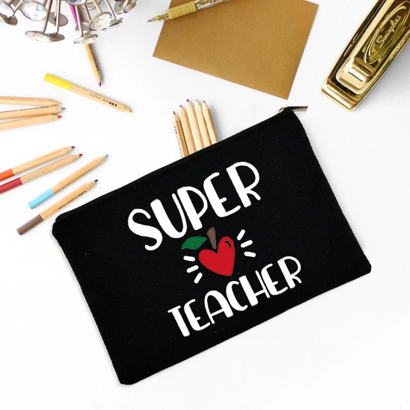 Best Gift Teacher Survival Kit Makeup Bag Pencil Pouch