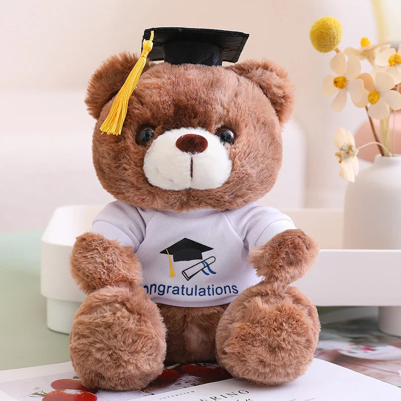 23cm Graduate Bear With Hat