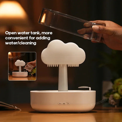 Cloud  Diffuser Zen Raindrops Air Humidifier Essential Oil Diffuser USB Desktop Ultrasonic Sprayer