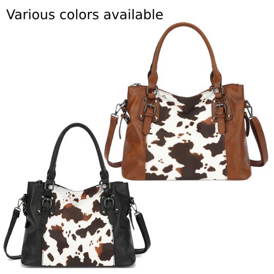 Cow Print Hand Bag