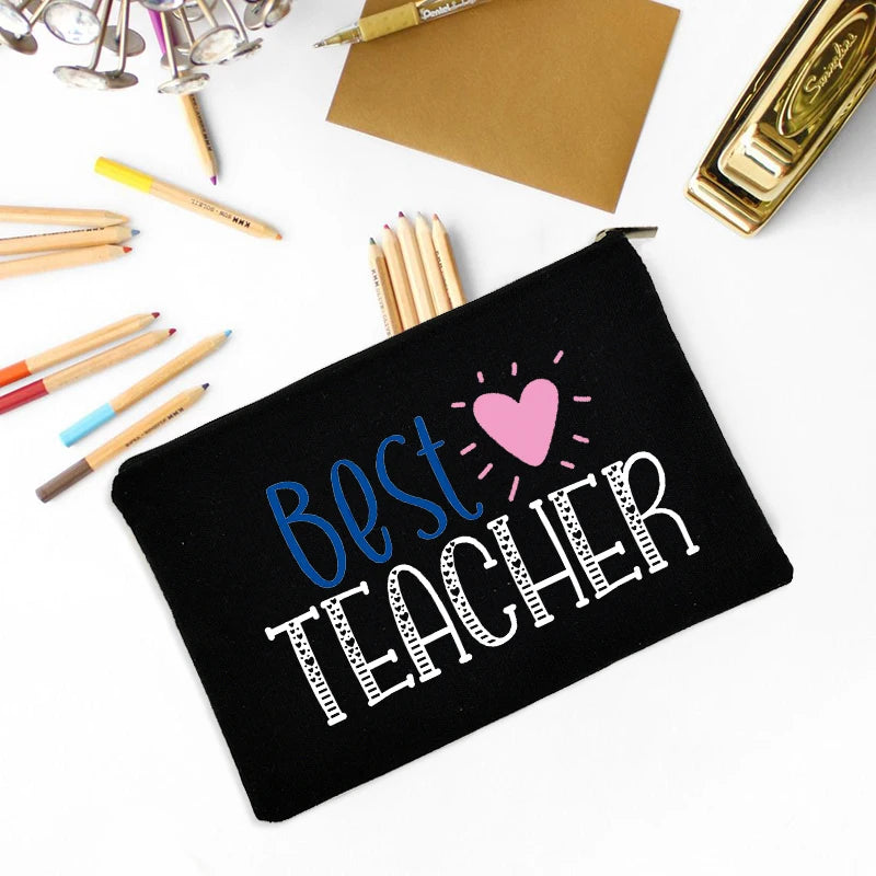 Best Gift Teacher Survival Kit Makeup Bag Pencil Pouch