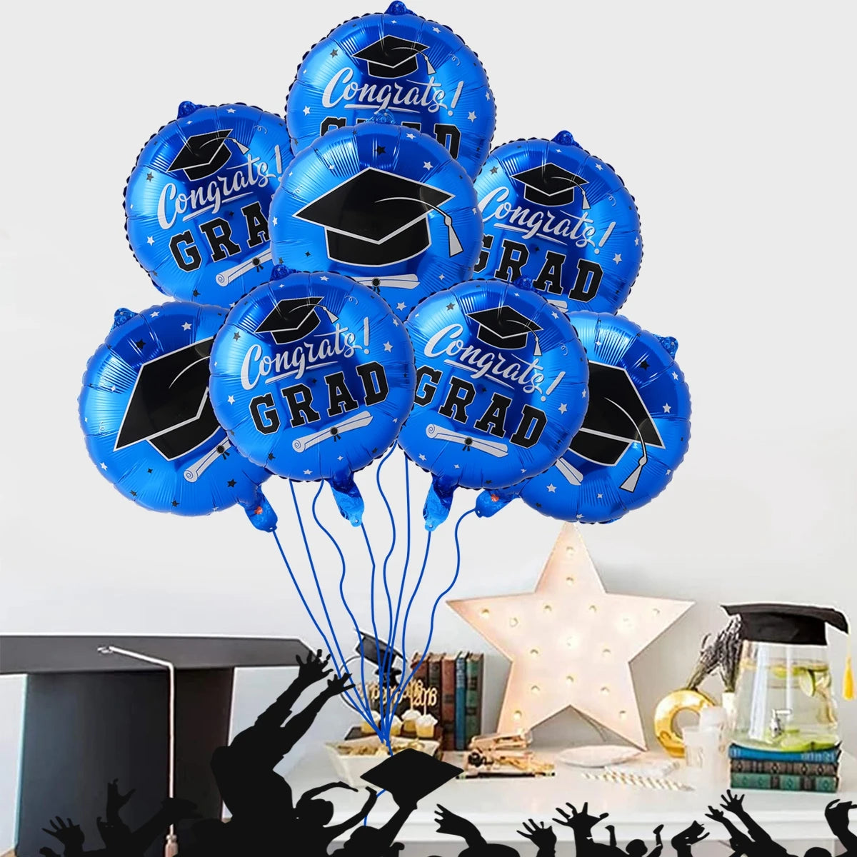 8pcs Latex Graduation Balloon Party Decortations