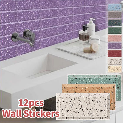 10x20cm PVC Waterproof Self-adhesive Tile