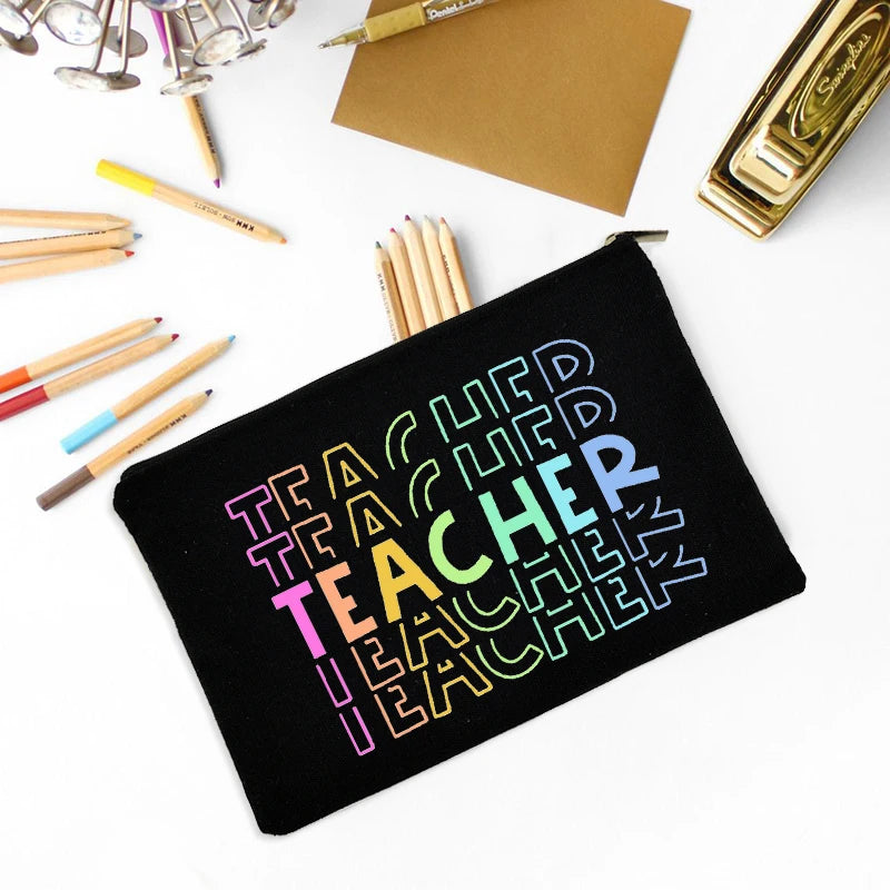 Best Gift Teacher Survival Kit Makeup Bag Pencil Pouch