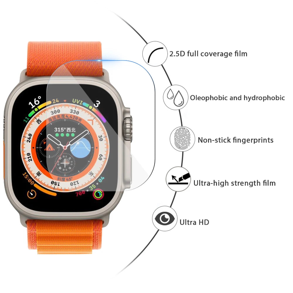 Tempered Glass for Smartwatch  [49mm], Tempered Glass Film