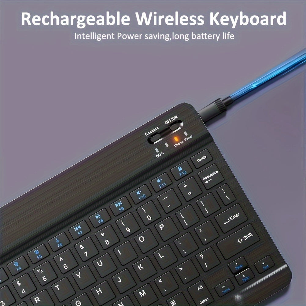 Portable Wireless Keyboard and Mouse Combo for iPad, Android, Samsung, Xiaomi Tablets