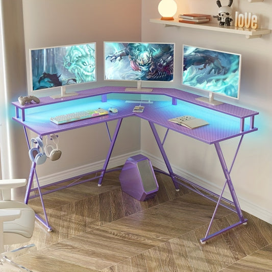 50.4" L-Shaped Gaming Desk