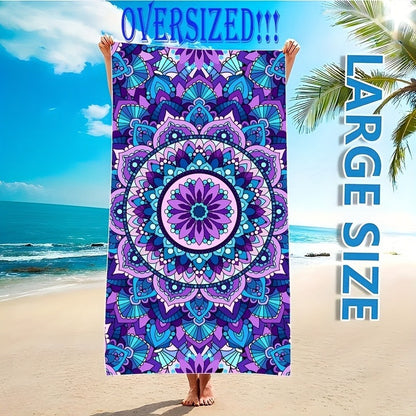 Oversized Quick-Dry Microfiber Beach Towel