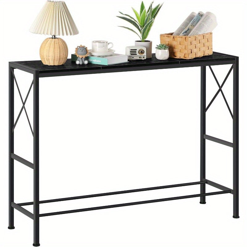 Space-Saving Entryway Table Design