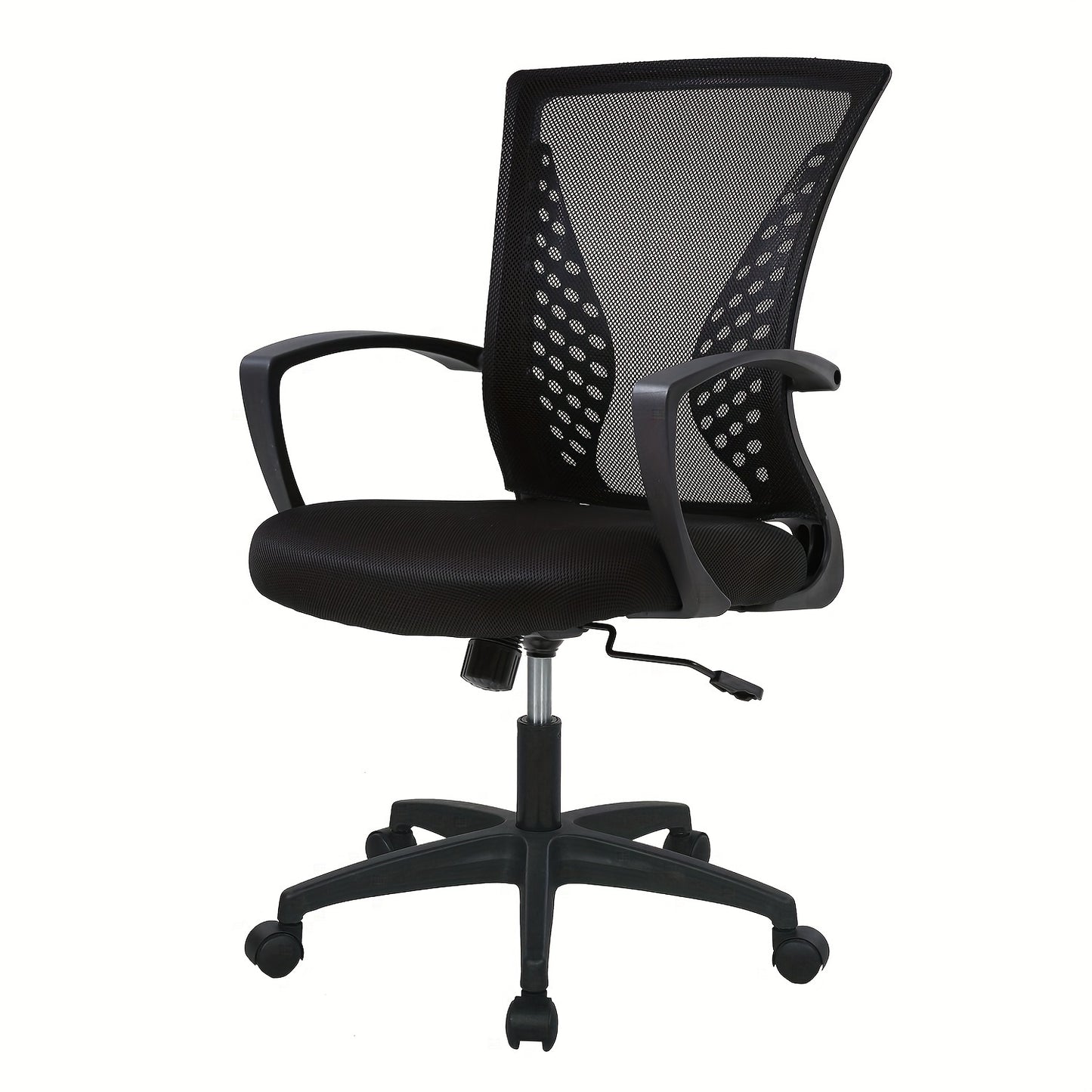 Ergonomic Mesh Chair With Adjustable Armrest & Swivel Rolling Function