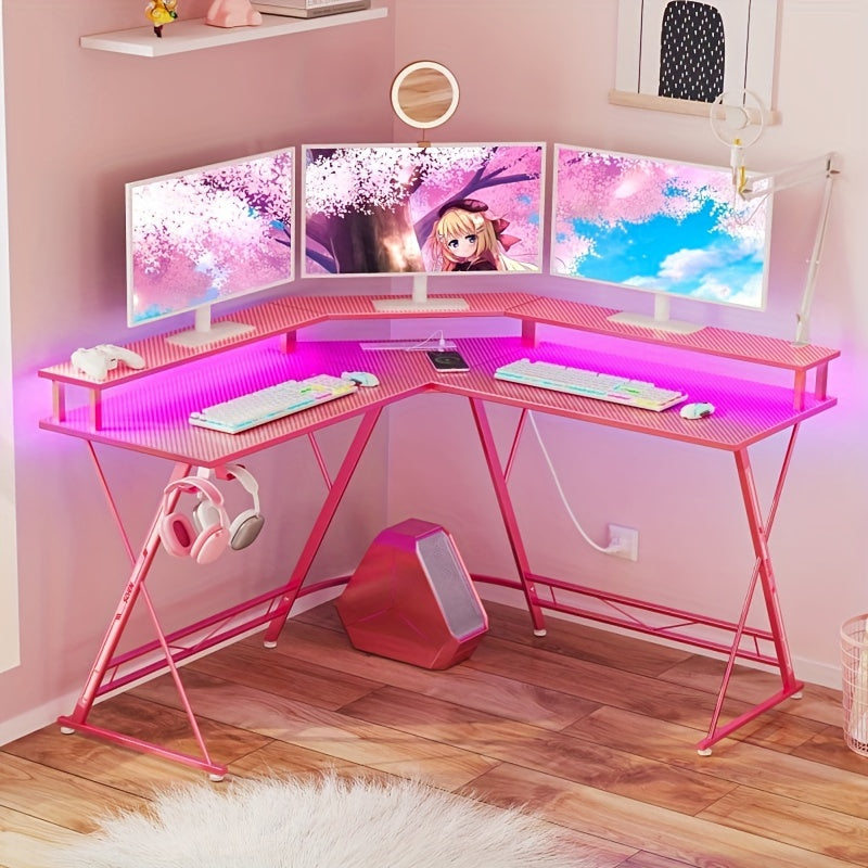 50.4" L-Shaped Gaming Desk