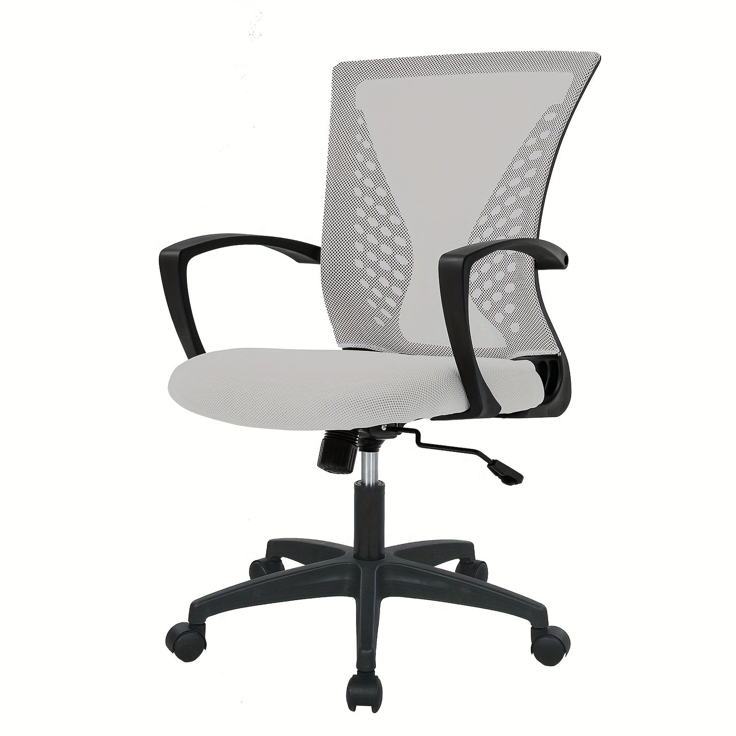 Ergonomic Mesh Chair With Adjustable Armrest & Swivel Rolling Function