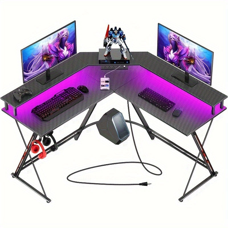 50.4" L-Shaped Gaming Desk